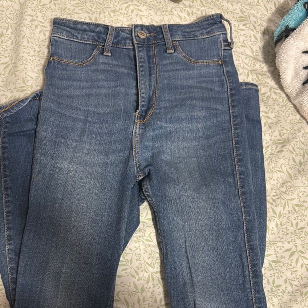 Classic Blue hollister women jean leggings